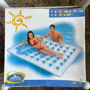 NEW 2006 Intex 2 Person 36 Pocket Suntanner Lounge Pool Float Double 78x60 Raft